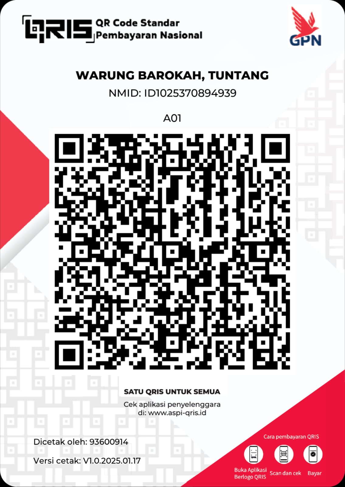 QRIS Pembayaran MLCT